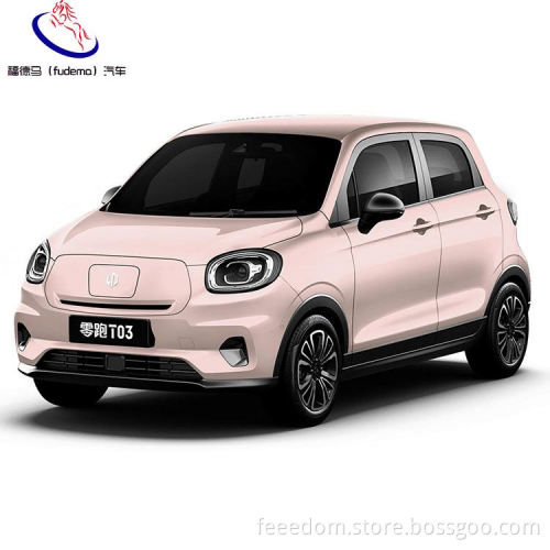 Lingpao T03 Wholesale Good Quality Four Wheels High Speed Vehicle Electric Auto Car Supplier